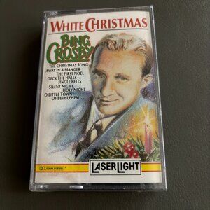 Laser Light Bing Crosby White Christmas Dolby Stereo Sound Sealed Cassette Tape